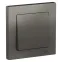 Выключатель одноклавишный ATLASDESIGN схема 1 10АХ в сборе сталь