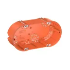 Монтажная коробка для полых стен двойная 139x68 H47 без галогена IP30