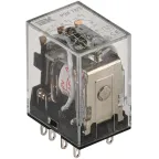 Реле промежуточное 12В переменного тока 3пк 5А РЭК78/3 без розетки