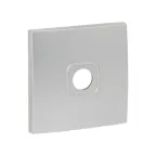 Валенсия лицевая панель розетки TV 1-местная 75Ом 5-862МГц сталь