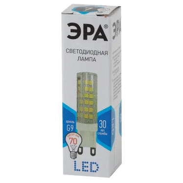 Лампы СВЕТОДИОДНЫЕ СТАНДАРТ LED JCD-7W-CER-840-G9 (диод, капсула, 7Вт, нейтр, G9)