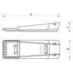 Светильник светодиодный GALAXY LED 55W DW 740 RAL9006