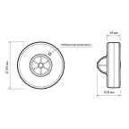 Датчик движения PMS-IR 024 1200Вт 360гр. 2-6м IP20 WH