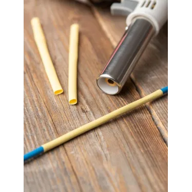 Трубка термоусаживаемая ТУТ нг 4/2 желтая рулон PROxima