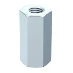 Соединительная муфта со сквозной внутренней резьбой