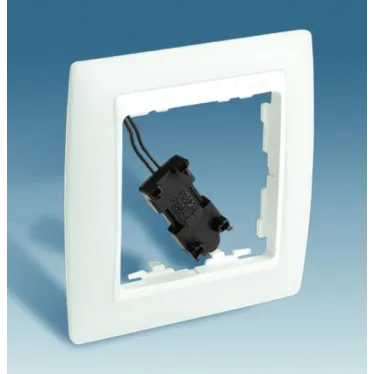 Рамка на 1 пост для 75101-, 75201-.75150-39, S82, светящаяся