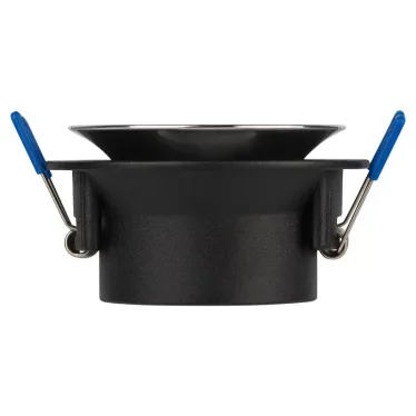 Светильник встраиваемый декоративный KL103 BK/CH MR16 GU5.3 черный хром