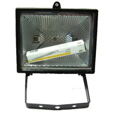 Прожектор ИО500 галогенный черный IP54 IEK