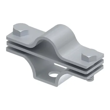 Держатель молниеприемного стержня 16 мм. Материал - нержавеющая сталь.