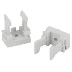 Крепеж клипса для труб CLIP-16-P для монтажного пистолета d 16мм серый 100шт