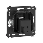 Avanti USB 3.0 розетка одинарная в стену, тип А-А, , Черный матовый