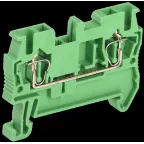 Клемма пружинная КПИ 2в-2,5 31А зеленый