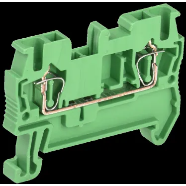 Клемма пружинная КПИ 2в-2,5 31А зеленый