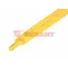 Термоусаживаемая трубка 22,0 11,0 мм, желтая, упаковка 10 шт. по 1 м, REXANT