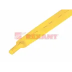 Термоусаживаемая трубка 22,0 11,0 мм, желтая, упаковка 10 шт. по 1 м, REXANT