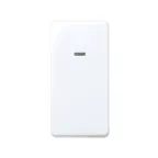 Выключатель проходной с подсветкой узкий, 10А 250В, S27, белый