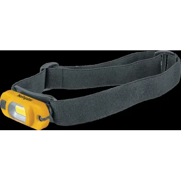 Фонарь светодиодный NPT-H19-ACCU 3Вт 1COB LED 120Лм 10м аккумуляторный поворотный налобный пластик 0.25 Ач