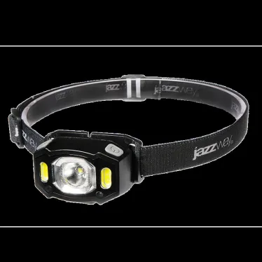 Фонарь налобный 5Вт LED + 2 x RED SMD ABS-пластик нейлон 5 режимов работы управление жестами дальность до 65м заряд microUSB в комплекте IP54