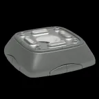 Основание для колонн запасное серебристый металлик