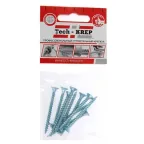 Шуруп универсальный 4,5х20 потайная головка, остроконечный, оцинкованный (18шт) - пакет