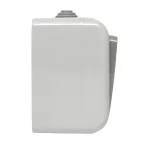 Блок розетка Мурманск 1-м 16А с заземлением с крышкой + одноклавишный выключатель IP54 серый