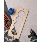 Шаблон для подрозетников c 4 отв. диам. 82 мм Expert