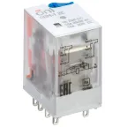 Реле интерфейсное ORM 2C 24В DC со светодиодом и тестовой кнопкой