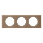 Рамка, трехпостовая, смальта мокка