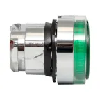 Механизм кнопки исполнительный XB4 зеленый плоский возвратный без фиксации с подсветкой PROxima