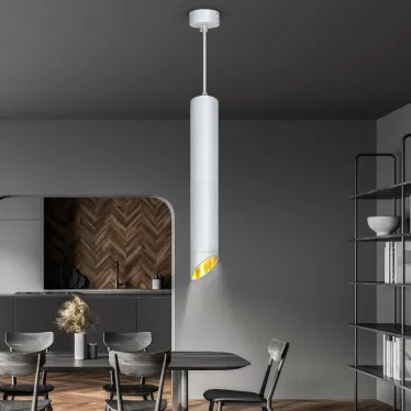 Светильник подвесной (подвес) PL 17 WH MR16/GU10, белый, потолочный, цилиндр