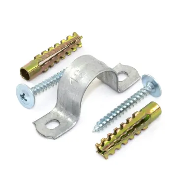 Комплекты для крепления ОКЛ с использованием самореза, дюбеля и скобы СМД 16-17