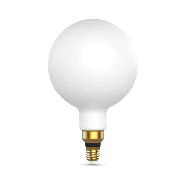 Лампа светодиодная Filament G200 14W 1170lm 4100К Е27 milky диммируемая LED 1/4 | 153202214-D | Gauss
