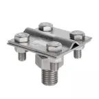 Зажим прута на штыре, пластина d (56x56)мм Ni PROxima