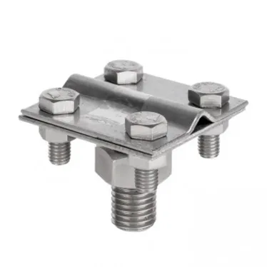 Зажим прута на штыре, пластина d (56x56)мм Ni PROxima