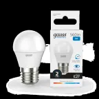 Лампа светодиодная LED 8 Вт 560 лм 6500К шар P45 холодный E27 AC 220В Elementary Gauss