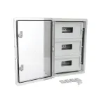 Корпус пластиковый распределительный ЩРН-45 IP65 прозрачная дверь 500х350х190