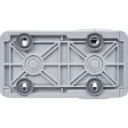 Двухместная монтажная коробка - Программа Plexo - серый - 2 поста - горизонтальная установка