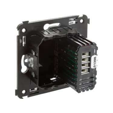 Avanti Диммер кнопочный в стену, ''Черный квадрат''