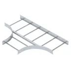Т-образная секция лестничного лотка 110х600 мм R-500 мм