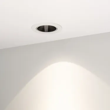 Светильник MS-FORECAST-BUILT-TURN-R102-12W Day4000 (WH-BK, 32 deg, 230V) (Arlight, IP20 Металл, 5 лет) | 033659 | Arlight