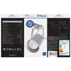 Светильник трековый на шинопровод ДПО Е27 без лампы белый