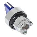 Механизм переключателя исполнительный ХB4 синий на 2 положения с фиксацией без подсветки с короткой ручкой PROxima