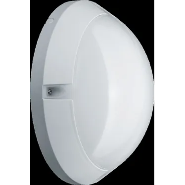 Светильник светодиодный ДБП-13w с датчиком 4000К 1300Лм IP65 круглый пластиковый белый