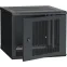 Шкаф LINEA W 9U 600x600 мм дверь перфорированная RAL9005