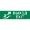 Этикетка самоклеящаяся 310х90мм ''Выход/лестница вверх/фигура'' IEK