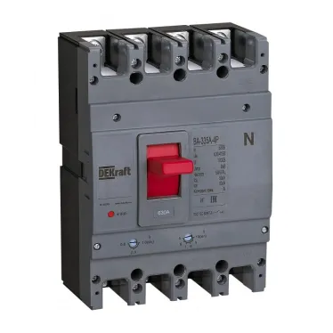 Силовой автоматический выключатель 4P 630A 50кА ВА-335А