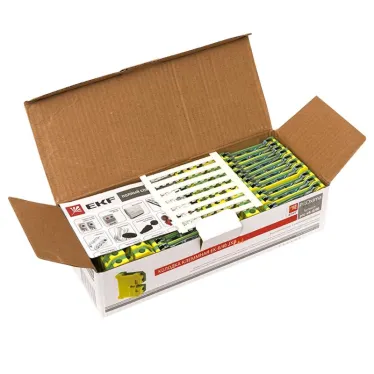 Клемма винтовая ЕК- 6мм.кв Земля