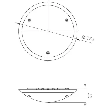 Светильник светодиодный  ЖКХ GP 6/700 700лм 6Вт 4000K IP54 80Ra Кп«10| DJ6-GP-4K | Diora
