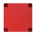 Коробка распределительная 100х100х50 IP56 гладкие стенки красная