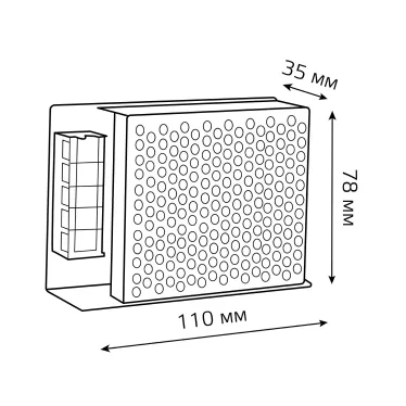 Блок питания для светодиодной ленты LED STRIP PS 40W 12V IP20 | 202003040 | Gauss